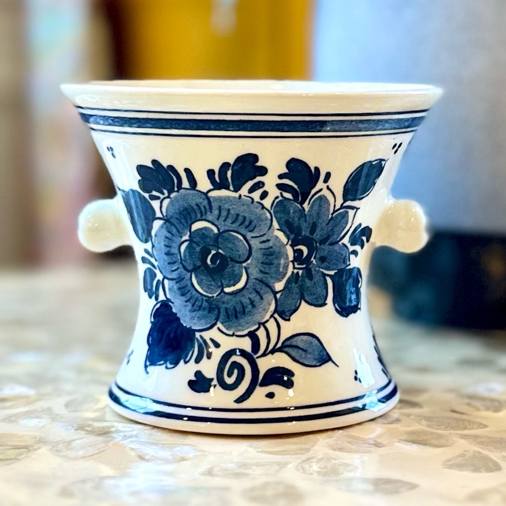 Vintage Delft Blue Cup - Hand Painted in Holland